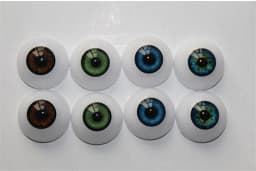 1 pairs 20mm /22mm / 24mm Reborn Doll / Bjd Doll Eyes Blue /brown /green /skyblue Eyeball for Reborn Dolls Accessories