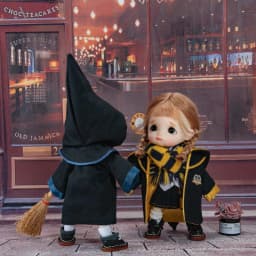 OB11 Doll Clothes Magic Academy Suit Magic Robe Vest Skirt or Pants Shirt Tie for Molly, Obitsu11, 1/12bjd, YMY, GSC Body Gift