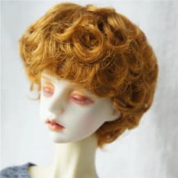JD219 1/12 1/8 1/6 1/4 1/3 YOSD MSD SD DOD QBaby Fashion Unisex Cupid Curly BJD Wig 6-7inch 7-8inch 8-9inch 9-10inch Doll Hair