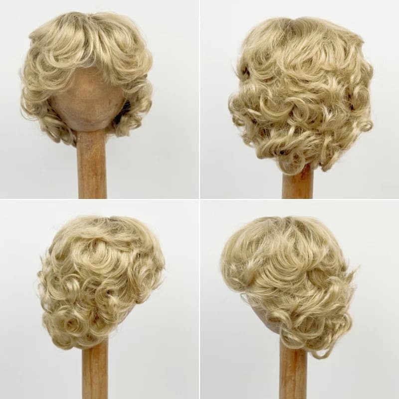JD219 1/12 1/8 1/6 1/4 1/3 YOSD MSD SD DOD QBaby Fashion Unisex Cupid Curly BJD Wig 6-7inch 7-8inch 8-9inch 9-10inch Doll Hair