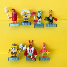 new brand original bloks catoon spoog doll crab diy accessories leqimowan