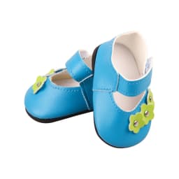7cm Flower Doll Shoes High-quality Leather Mini Shoes For 18 Inch American&43cm Baby New Born,Our Generation Girl Doll Toy