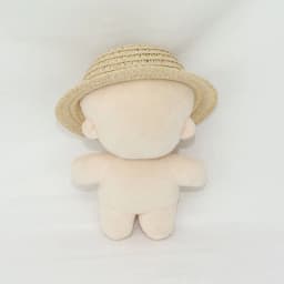10CM Doll Hat Mini Handmade Dollhouse Miniature Tassel Straw Hat For Idol Cotton Dolls Accessories Doll House Hand Weaved Hats