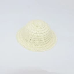 10CM Doll Hat Mini Handmade Dollhouse Miniature Tassel Straw Hat For Idol Cotton Dolls Accessories Doll House Hand Weaved Hats