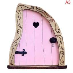 1Pc Miniature Dollhouse Fairy Door Home Mini Arch Window Door Mouse Hole Decoration Outdoor Garden Sculpture Elf Craft Decor