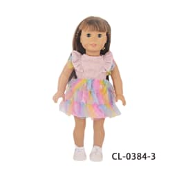 Lovely Princess Doll Dress Clothes For 43cm Baby New Born Doll Cute Bow Skirt For American 18 Inch&OG,Life Girl Dolls KId's Gift