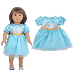 Lovely Princess Doll Dress Clothes For 43cm Baby New Born Doll Cute Bow Skirt For American 18 Inch&OG,Life Girl Dolls KId's Gift
