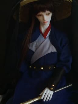 1/6 Figure Doll 1/4 1/3 Scale BJD Hanfu Hat Ancient Costume Samurai Hat Accessories For YOSD MSD SD13 SSDF Uncle Doll A1564