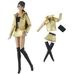 Doll Casual Wear PU Leather Jacket Coat Skirt for 1/6 BJD Dolls Handmade Female Doll Clothes Jeans Pants For 30cm Doll Accessory