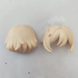 GSC hair clay human hair OB11 white mold doll accessories