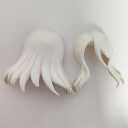 GSC hair clay human hair OB11 white mold doll accessories