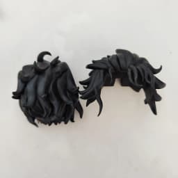 GSC hair clay human hair OB11 white mold doll accessories