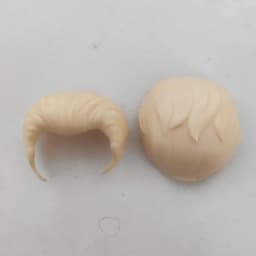 GSC hair clay human hair OB11 white mold doll accessories