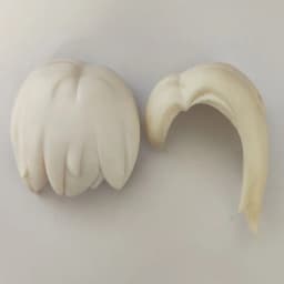 GSC hair clay human hair OB11 white mold doll accessories
