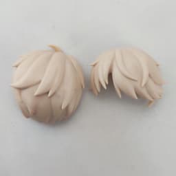 GSC hair clay human hair OB11 white mold doll accessories