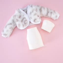 30CM Doll Clothes Suit Fashion Tops Fur Coat Elegant Fishtail Dress Sexy Vest Hip Wrap Skirt For 1/6 Bjd Dolls Accessories Toys