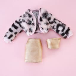30CM Doll Clothes Suit Fashion Tops Fur Coat Elegant Fishtail Dress Sexy Vest Hip Wrap Skirt For 1/6 Bjd Dolls Accessories Toys