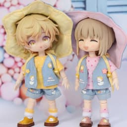 Beautiful Ob11 Clothes Ins Style Suit Pink Blue Doll Skirt Clothes Dress For Obitsu11, Gsc, p9, 1/12bjd Doll Clothes Accessories
