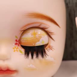 Buns ICY DBS OOAK Blyth doll Hand-Painted Face Plate Including Back Plate Screws Lips carved 1/6 BJD Anime Girl