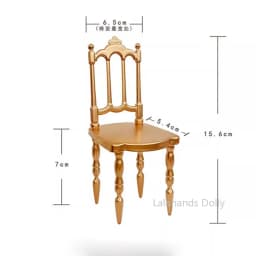 1:6 Dollhouse Miniature Items Mini Nordic Iron Square Table and Chair Set Model for Dollhouse Furniture Decoration Accessories