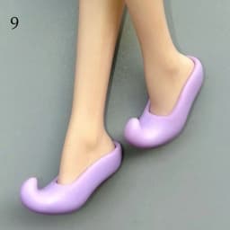 1 Pair 30cm Doll High-heel Shoe Fashion Female Doll Boots Plastic Doll Colorful High Heels Shoes 1/6 Dolls Accessories