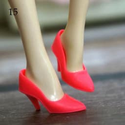 1 Pair 30cm Doll High-heel Shoe Fashion Female Doll Boots Plastic Doll Colorful High Heels Shoes 1/6 Dolls Accessories