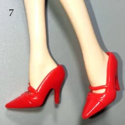 1 Pair 30cm Doll High-heel Shoe Fashion Female Doll Boots Plastic Doll Colorful High Heels Shoes 1/6 Dolls Accessories