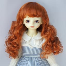 JD311 1/6 1/4 1/3 Synthetic mohair BJD wig 6-7inch 7-8inch 8-9inch Long European wave Doll hair YOSD MSD SD DOD Accessories