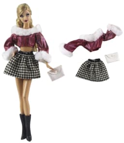 1 Set BABI Doll Clothes 1:6 Scale Dress Outfit for 11.5 inch 30cm Doll Many Style for Choice Gifts for Girls #2