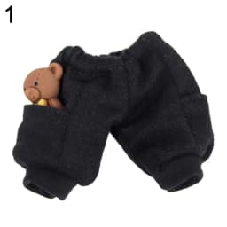 Obitsu11 Clothes Fashion Printing Tops Sweatshirt Work Style Trousers Casual Pants For OB11 Doll Clothes Accessories Kids Toys