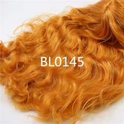 DBS blyth doll icy RBL scalp wigs orange hair straight hair short hair DIY anime wig for custom doll