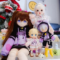 New 1/6 1/4 1/3 BJD Doll Clothes Cute Cat Sweater Hoodie Jacket for Big 1/6, Yosd, 60 30cm Doll Clothes BJD SD Doll Accessories