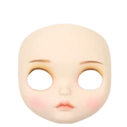 ICY DBS Blyth doll Customized Face including the back plate and screws matte skin lips carve eyebrow