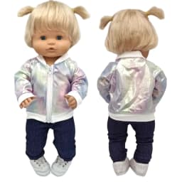 40cm Baby Doll Clothes Color Jackets 16 Inch Nenuco Doll Coat Children Gift Toys Outfits
