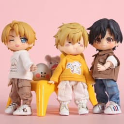 Ob11 Doll Long Overalls Pant Doll Jeans Clothes Dolls Casual Pants For Ob11,Obitsu11,Molly,1/12 Bjd Doll Accessories Clothing