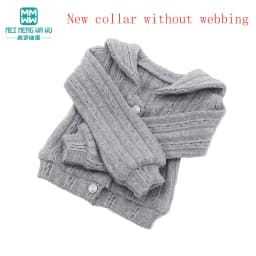Doll Clothes Fashion Halter Slit Knit Skirt Sweater Coat Fit 43-60cm 1/4 /3 BJD DD SD13 Doll Accessories Girl Gift