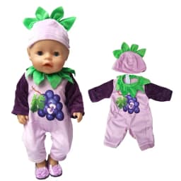 Doll Winter Clothes Fits for 17 Inch Baby Doll Kitty Outfit Set for 40cm Reborn Baby Doll Coat Hoodie Suit for Toy Wear