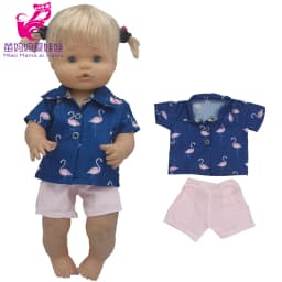 for 40cm Nenuco Doll Winter Clothes Coat Santa Claus 16 Inch Baby Doll Outfits Children Gift Toys Wears