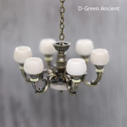 Kid’s Realistic Dollhouse Furniture Chandelier Light Preschool Pretend Play Sand Table Toy Scaled Model LED Ceiling Lamp