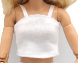 New 30cm 1/6 Doll Suspender Top and Sweatpants Set Daily Wear Accessories Clothes for Barbies Doll