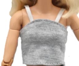 New 30cm 1/6 Doll Suspender Top and Sweatpants Set Daily Wear Accessories Clothes for Barbies Doll