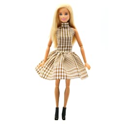 New 30cm 1/6 Plaid skirt Daily Wear Accessories Clothes for Barbies doll
