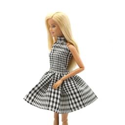New 30cm 1/6 Plaid skirt Daily Wear Accessories Clothes for Barbies doll