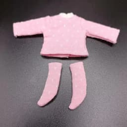 Obitsu 11 Clothes Suit Tops Bottoming Shirt Cotton Dot Blouse Mini Socks For for Joint OB11 Dolls Accessories Kids Toys