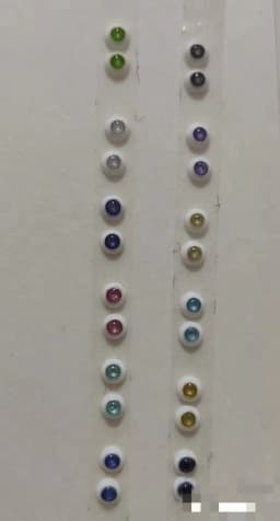 Mini doll eyes 3mm eyeballs 3.5cm 4cm Mini doll eyes