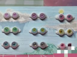 Mini doll eyes 3mm eyeballs 3.5cm 4cm Mini doll eyes