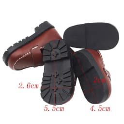 5.5*2.6cm Doll Leather Shoes Clothes Accessories For 20cm Cotton Dolls for EXO Idol Doll Casual Wear Shoes Fashion DIY Doll Toys