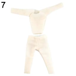 Ob11 Doll Clothes White Shirt Casual Wear T-shirt Tops Leggings For 1/12Bjd Dolls Accessories Obitsu11 Clothes Kids Toys