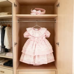 Pink Color Princess Doll Dress for American 18 Inch Girl Dolls, Lace Skirt and Hairband, Cute, 43cm Baby, Newborn, OG Girls Doll