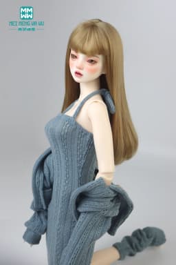 58-60cm 1/3 BJD Clothes Toy Spherical Joint Doll Accessories Fashion Knit Sling Slit Skirt